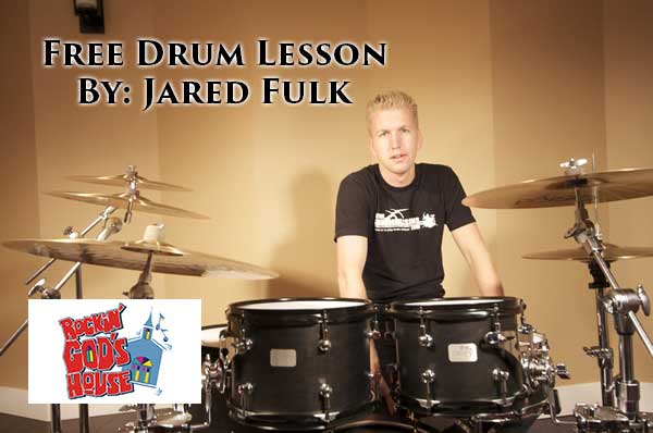 Drummer Jared Fulk From Drumeo At Rocking Gods House