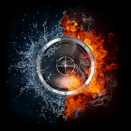 Blown Speaker At Rocking Gods House