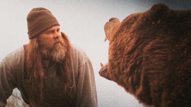 Porter Ridge And Jeff The Bear Man At Rocking Gods House