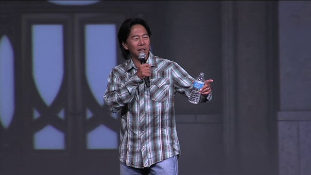 Henry Cho Comedian At Rocking Gods House