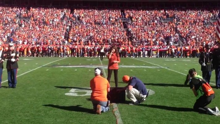 Leah Shafer Singing National Anthem at AFC Championship