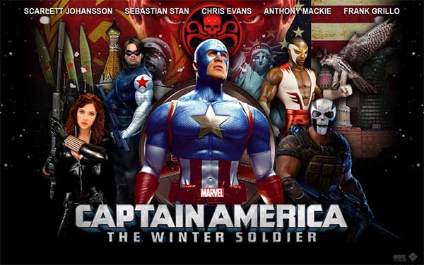 Captain America Winter Soldier At Rocking Gods House