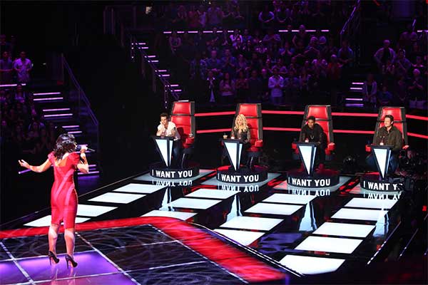 The Voice Cast At Rocking Gods House