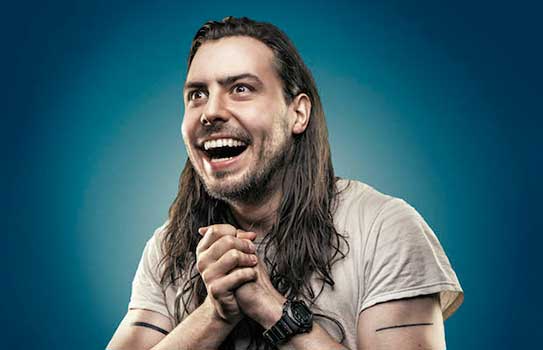 Andrew W K At Rocking Gods House