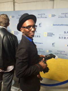 Gerald Pierre at Saints & Strangers Premiere