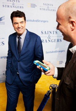 Saints & Strangers Red Carpet Premiere - Kevin Ott Interviewing Ron Livingston - photo credit Gerald Pierre 2015 for Rocking God's House Saints & Strangers Red Carpet Premiere - Kevin Ott Interviewing Ron Livingston - photo credit Gerald Pierre 2015 for Rocking God's House